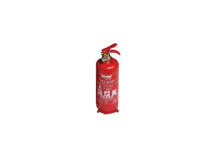 Streetwize SWFE2G Dry Powder ABO Fire Extinguisher with Gauge