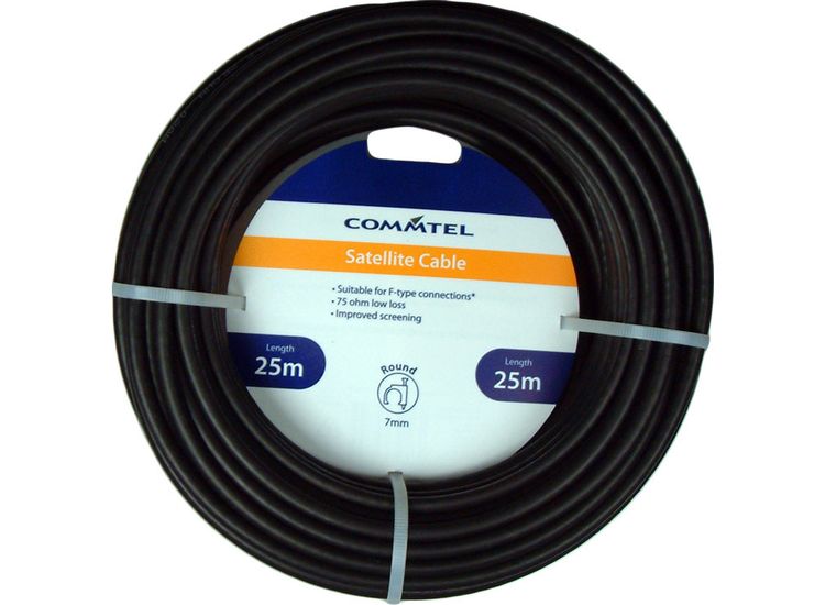 Commtel FLPP031STV Satellite Cable 25m