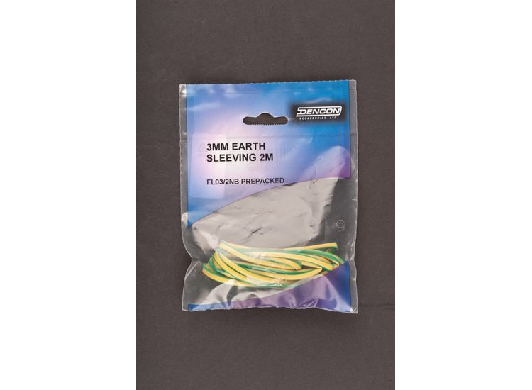 Dencon FL03/2M 3mm Earth Sleeving