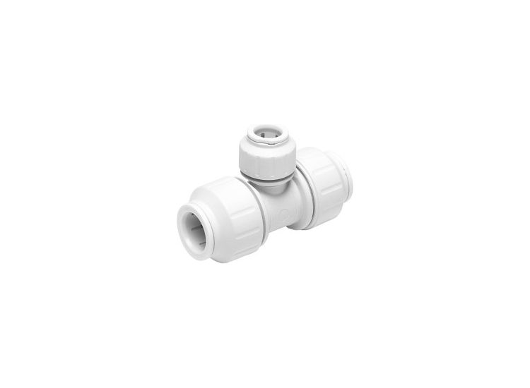 JG Speedfit Reducing Tee Connector - White