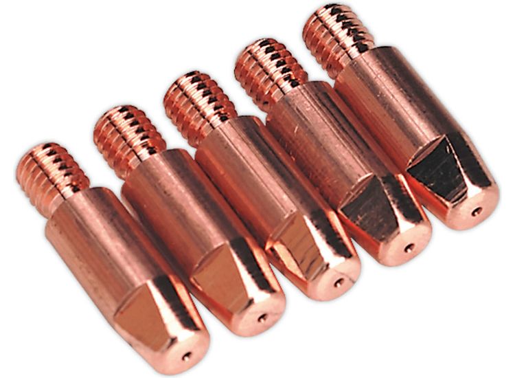 Sealey MIG917 Contact Tip 0.8mm TB25/36 Pack of 5