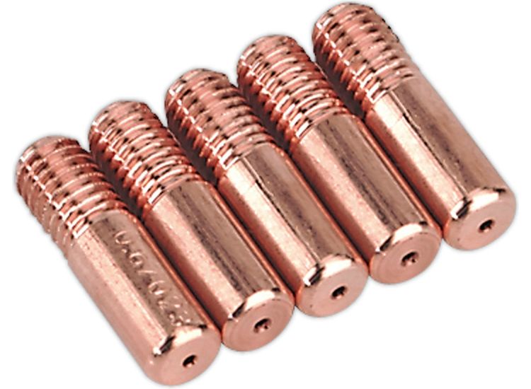 Sealey MIG952 Contact Tip 0.8mm MB14 Pack of 5