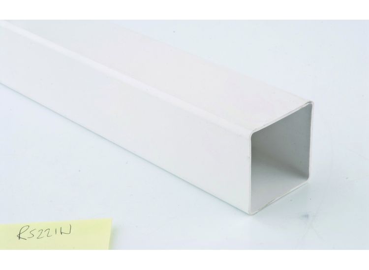 Polypipe RS223W White Square Downpipe