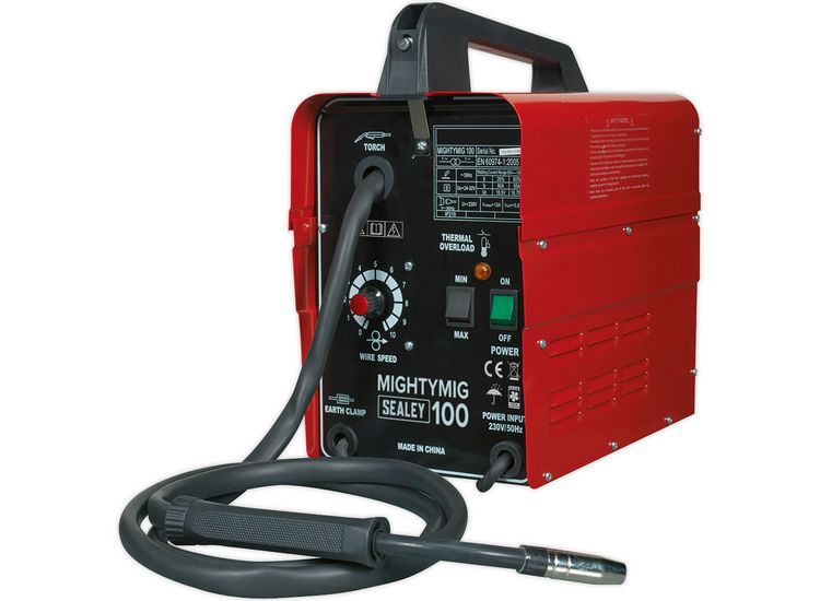 Sealey MIGHTYMIG100 Professional No-Gas MIG Welder 100Amp 230V