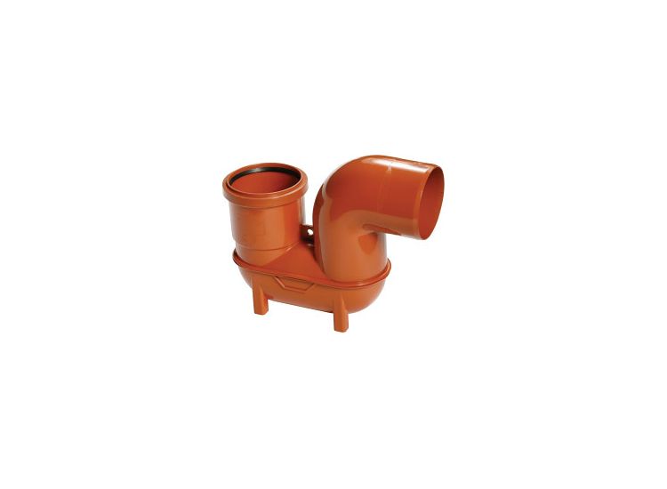 Polypipe UG498 Lowback 'P' Trap (Spigot Outlet/Socket Inlet)
