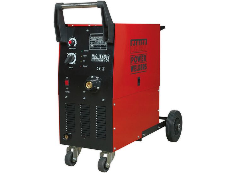 Sealey MIGHTYMIG250 Professional Gas/No-Gas MIG Welder 250Amp with Euro Torch