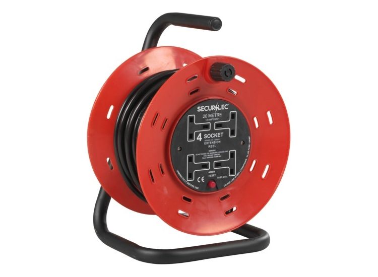 Securlec SL9140 20m, 4 Gang Extension Reel