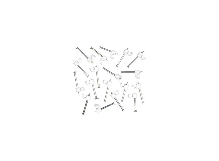 Securlec Cable Clips Round Pack of 100