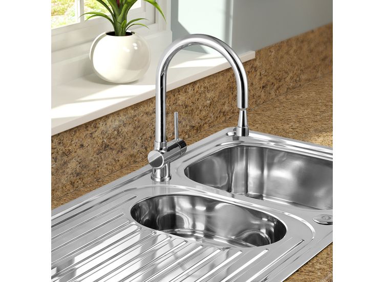 SP SPT210A Drake Pull Out Mono Mixer Sink Tap
