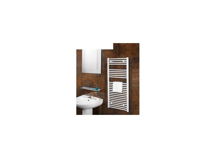 SupaPlumb SPTR40A White Straight Towel Rail