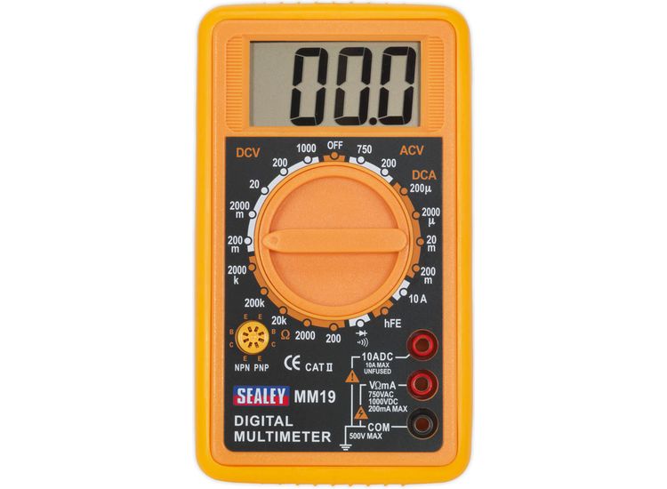 Sealey MM19 Digital Multimeter 7 Function