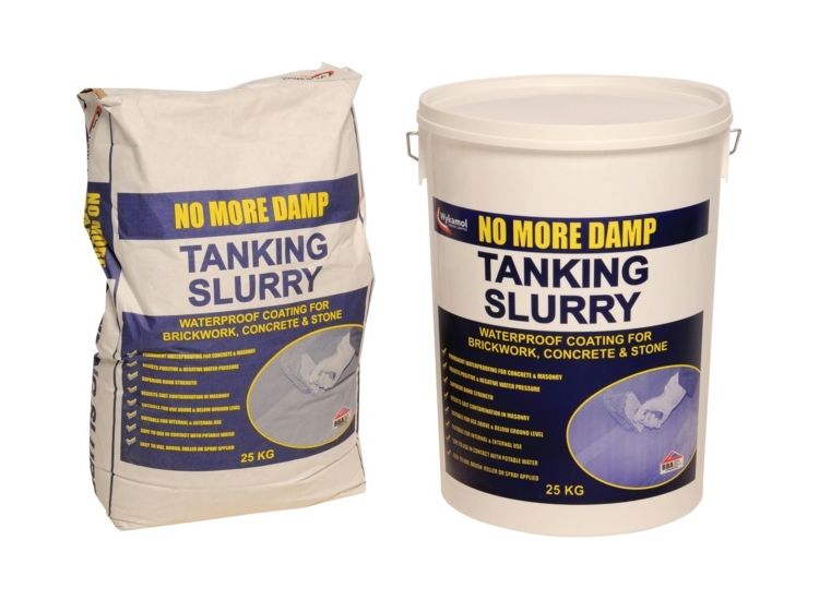 No More Damp Tanking Slurry Bag In A Bucket