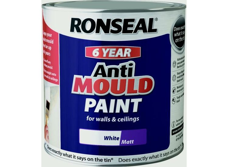 Ronseal 6 Year Anti Mould Paint 2.5L