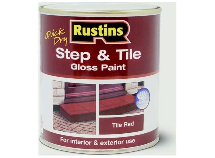 Rustins Quick Drying Step Tile Red
