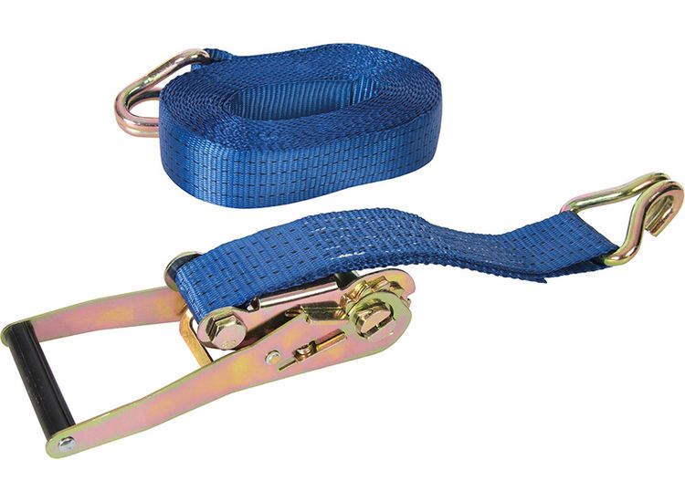 Silverline Ratchet Tie Down Strap J-Hook