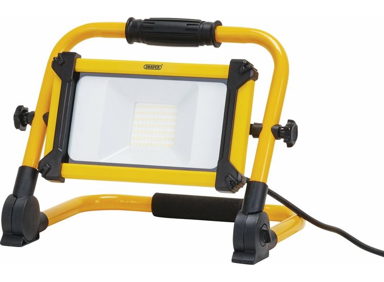 Draper 03181 230V SMD LED Folding Site Light, 50W, 5500 Lumens