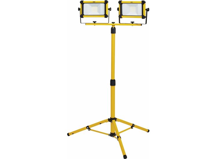 Draper 03201 110V SMD LED Tripod Site Light, 2 x 20W, 4400 Lumens