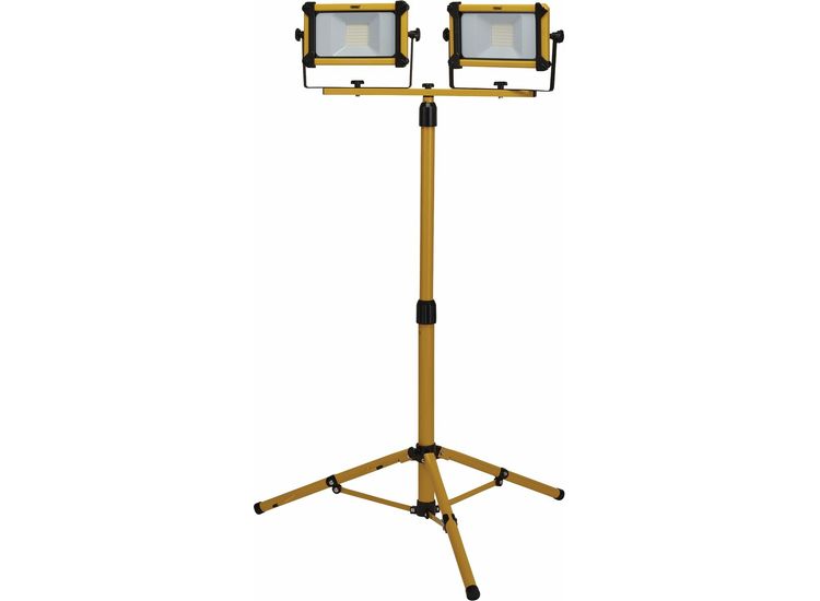 Draper 03213 230V SMD LED Tripod Site Light, 2 x 30W, 6600 Lumens