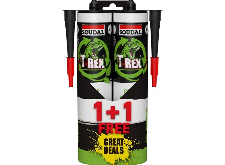 Soudal 158977 1+1 Free T-Rex Grab Adhesive