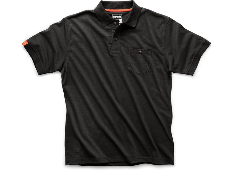 Scruffs Eco Worker Polo Black