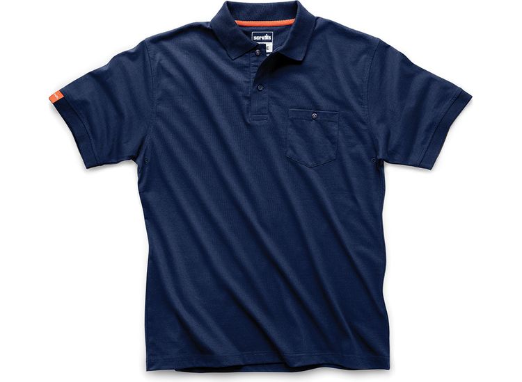 Scruffs Eco Worker Polo Navy