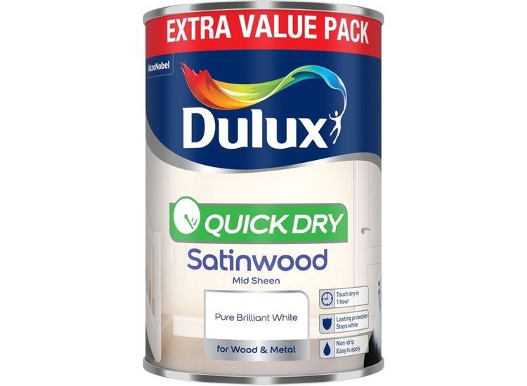 Dulux 5680435 Quick Dry Satinwood 1.25L