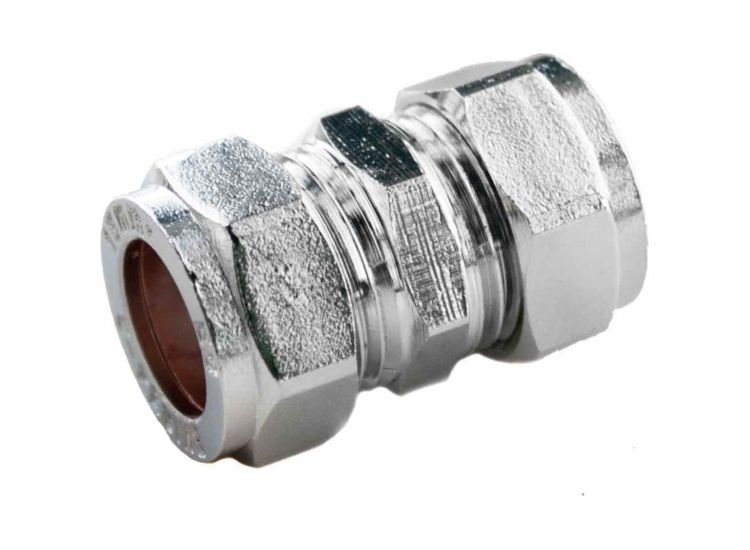 Securplumb SU9652 Comp Chrome Straight Connector