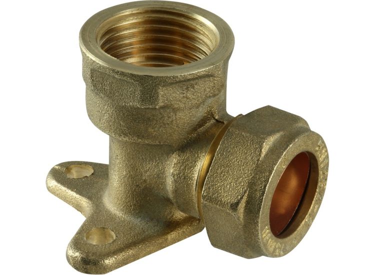 Securplumb SU9810 Garden Tap Wall Plate Elbow