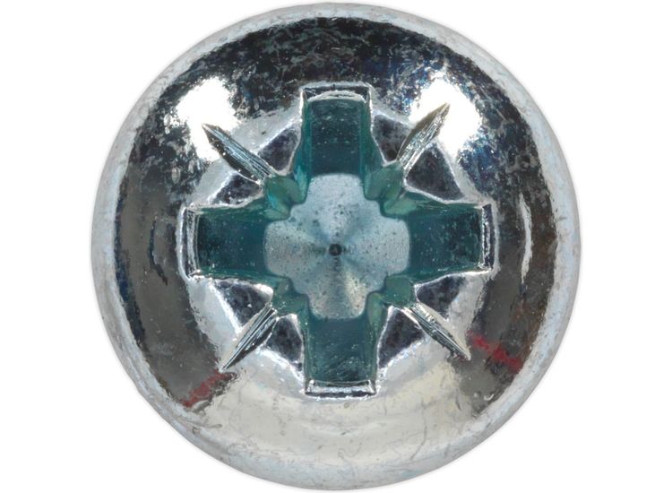 Sealey MSP625 Machine Screw M6 x 25mm Pan Head Pozi Zinc DIN 7985z Pack of 50