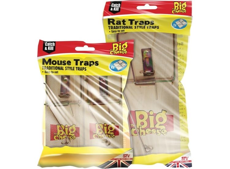 The Big Cheese STV047 Wooden Rat Trap