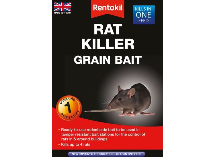 Rentokil PSR31 Rat Killer Grain Bait