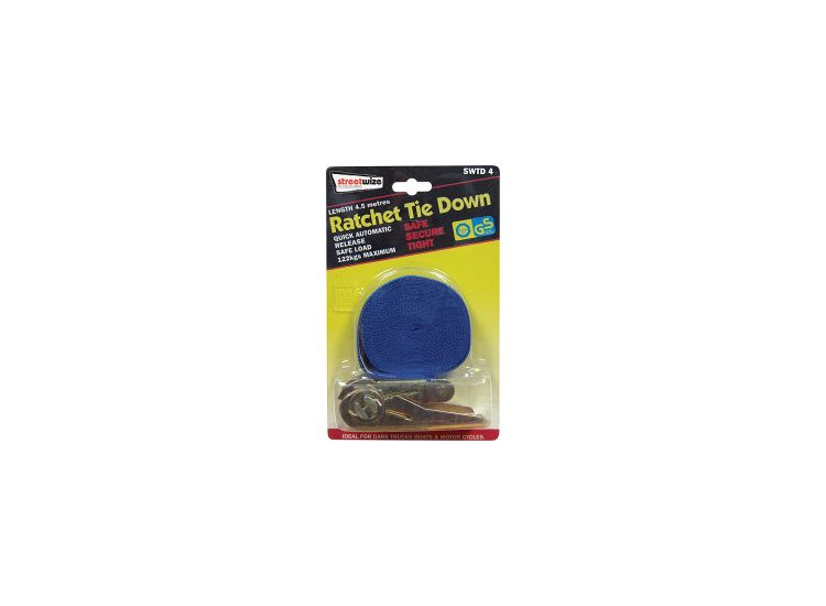 Streetwize SWTD4 Ratchet Tie Down