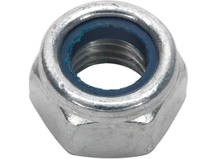 Sealey NLN14 Nylon Lock Nut M14 Zinc DIN 982 Pack of 25