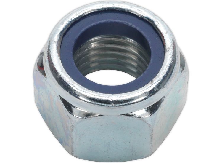 Sealey NLN16 Nylon Lock Nut M16 Zinc DIN 982 Pack of 25