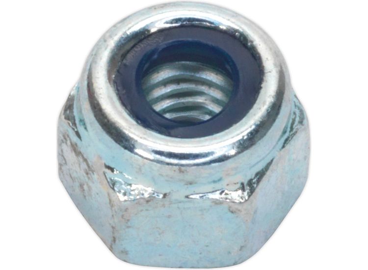 Sealey NLN5 Nylon Lock Nut M5 Zinc DIN 982 Pack of 100