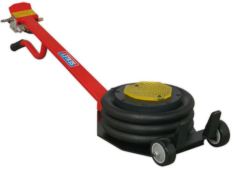 Sealey PAFJ3 Premier Air Operated Fast Jack 3tonne Three Stage - Long Handle