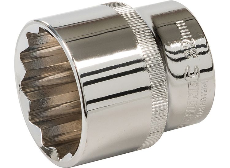 Silverline Socket 1/2" Drive 12pt Metric