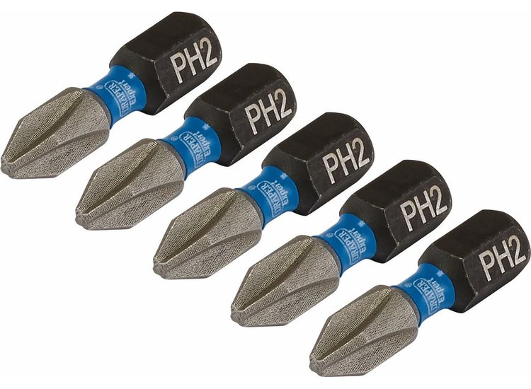 Draper 04935 Ph2X25Mm Impact Screwdriver Bit 5Pk