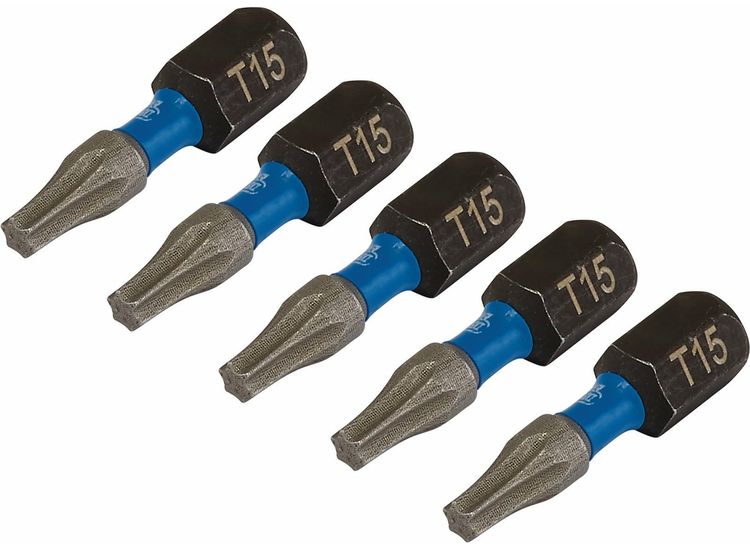 Draper 05492 T15X25Mm Impact Screwdriver Bit 5Pk