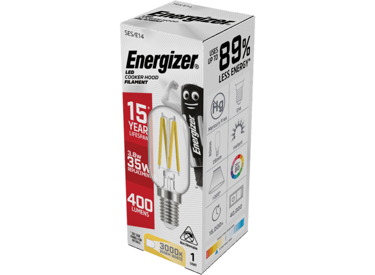 Energizer S13563 Filament LED Cooker Hood E14