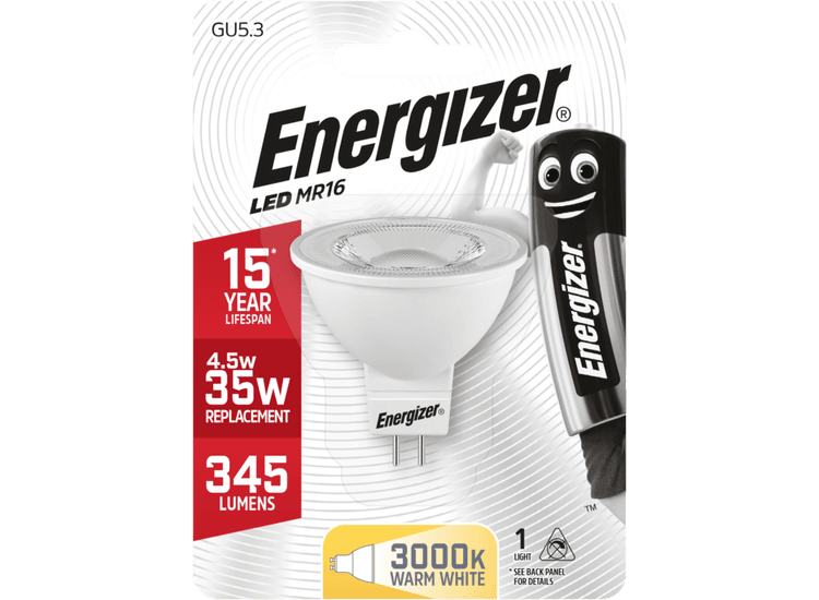 Energizer S8692 GU5.3 Warm White Blister Pack