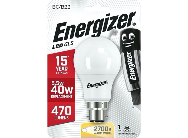 Energizer S8702 B22 Warm White Blister Pack Gls