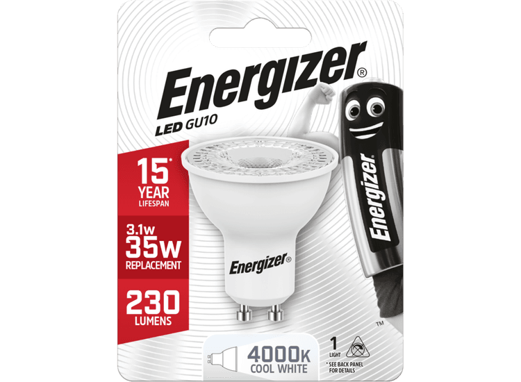 Energizer LED GU10 Cool White 36"
