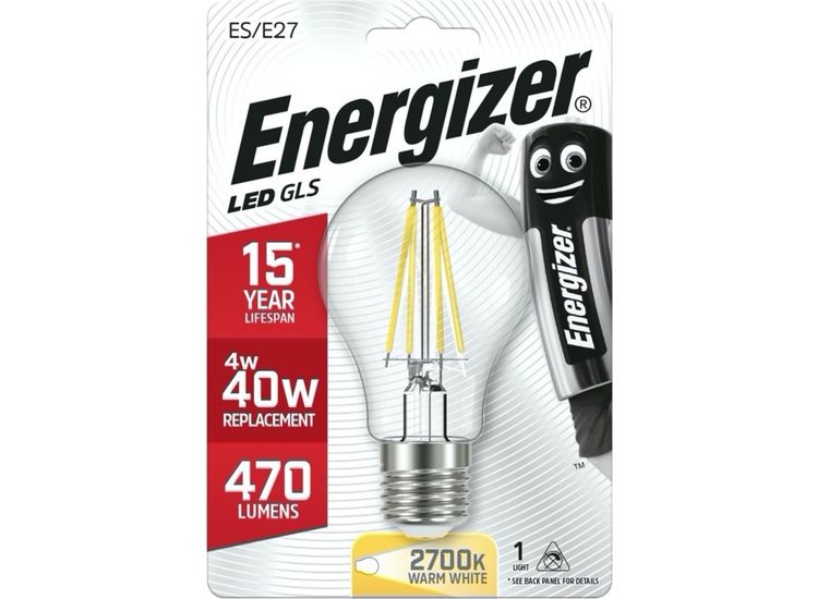 Energizer S9024 Filament LED GLS E27 Warm White ES