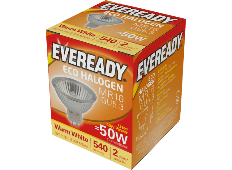Eveready S10111 Eco Halogen MR16 12v Boxed