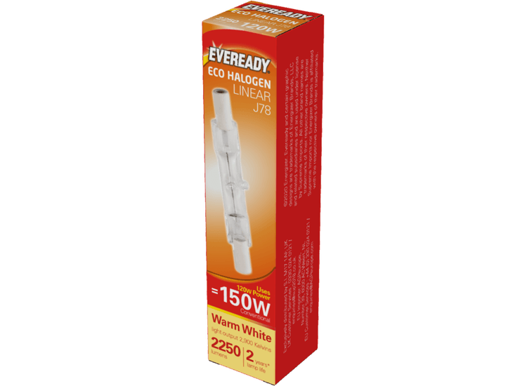 Eveready S10112 Eco Halogen Linear 220-240v 78mm Boxed