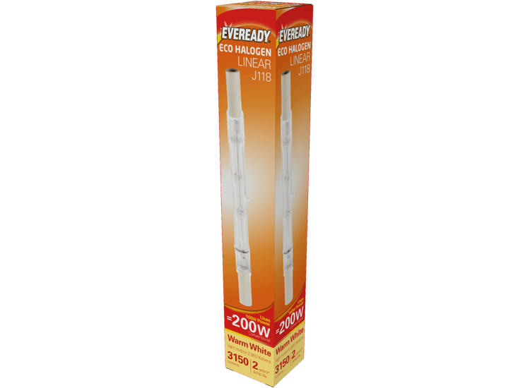 Eveready Eco Halogen Linear 220-240v 118mm Boxed