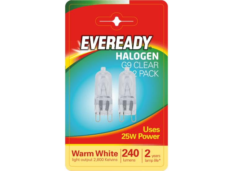 Eveready S815 G9 Capsule Clear BL2 25W