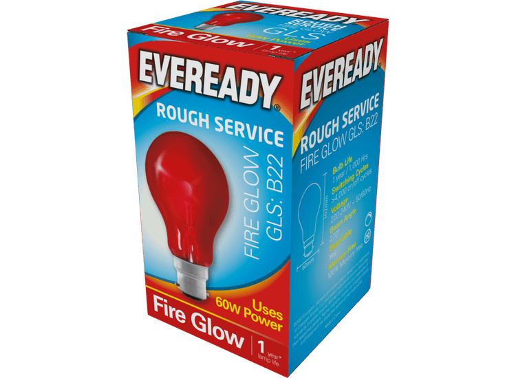 Eveready S855 BC Fireglow 60w