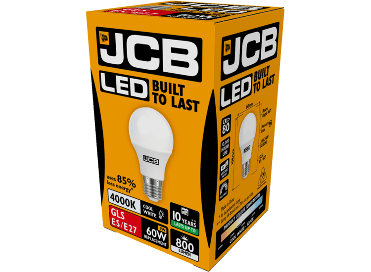 JCB LED A70 Cool White E27 Fitting